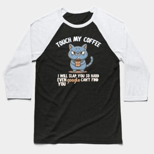 Cats-and-coffee Baseball T-Shirt